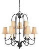 3749-34 Mid. Chandeliers-Candle - 430901 - Capital Lighting, Inc.