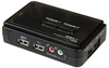 Kvm Switch Kit, Usb, 2 Port, Black Rohs Compliant Startech - 32AK9609 - Newark, An Avnet Company