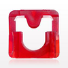 Clipster® Aseptic Disconnector, Red, 10 Disconnectors/Box (2 Bags of 20) - 61728 - Qosina Corp.