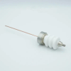 Power Feedthrough, 20,000 Volts, 50 Amps, 1 Pin, 0.094″ Copper Conductor, 1.50″ Dia Stainless Steel Weld Adapter - A0232-2-W - MPF Products, INC.