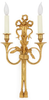 Louis XVI Bow & Tassle Two Arm Sconce: N&ordm; 81080 - 81080 - P. E. Guerin