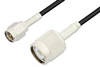 SMA Male to TNC Male Cable 12 Inch Length Using RG174 Coax, RoHS - PE3178LF-12 - Pasternack