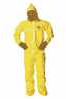 QC127BYL2X001200 - Tychem QC Hooded Coveralls, Elastic Wrist and Ankles, Bound, XX-Large Cs/12 -- GO-86220-10 - Image