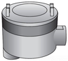 Explosionproof Conduit Outlet Box - GUJLB-100CS - O-Z/Gedney