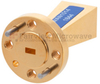 Standard Gain Horn Waveguide Antenna, WR-12, 60 GHz to 90 GHz, UG-387/U-Mod Round Cover Flange, 15 dBi Nominal Gain - FMWAN1014 - Fairview Microwave Inc.