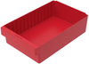 Akro-Mils Akrodrawer 25 lb Red Polystyrene Shelf Storage Bin - 17 5/8 in Length - 11 1/8 in Width - 4 5/8 in Height - 1 Compartments - 31118 RED - 31118 RED - R. S. Hughes Company, Inc.