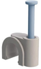 Cable Clamp, Nail-In, Polyethylene/white; Cable Clamp / Clip Type Essentra Components - 66AJ5225 - Newark, An Avnet Company