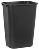 Rubbermaid® Soft Wastebasket - 41 1/4 Qt., Black -- 2957BK - Image