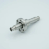 BNC Coaxial Feedthrough, 1 Pin, Grounded Shield, Double-Ended, 1.33″ Conflat Flange, Without Air-side Connector -- A0472-3-CF - Image