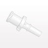 Female Luer Lock to Male Luer Slip Connector, White - LFSLM30 - Qosina Corp.