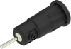 4Mm Sheathed Banana Jack, 36A, Sldr, Blk; Gender Cal Test Electronics - 76AH6663 - Newark, An Avnet Company