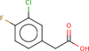3-Chloro-4-fluorophenylacetic acid -- 2721-7-X2 - Image