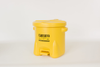 Eagle Yellow HDPE 10 gal Safety Can - 18 in Height - 22 in Overall Diameter - 048441-22274 - 048441-22274 - R. S. Hughes Company, Inc.