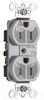 Duplex/Single Receptacle - TRIG5262-GRY - Selecta Products