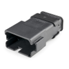 Amphenol Sine Systems AT04-12PA-SRBLK 12-Way AT Connector Receptacle with Strain Relief End cap -- 39322