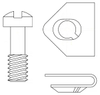 D-Sub, D-Shaped Connector Jackscrews - 160-000-002R032 - ODG (Origin Data Global)