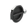 Flush Cam Latch, Medium Size, Turn Clockwise to Latch / Lock, Two - Point Latching, Bail Handle Style, Powder Coat, Black -- 01-43-55 - Image