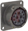 CONNECTOR,MILSPEC BOX MOUNTING RECEPTACLE,CLASS E,8#20&4#16 SOLDER SOCKET CONTAC - 70010920 - Allied Electronics, Inc.