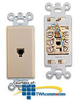 Leviton Decora Modular Wall Jack - Individual Polybag Pack - 40949 - TelephoneStuff.com