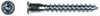 Firmit Connecting Screws, Flat Head Pozi Drive Sharp Point - with hole -- BKFP07500HNZ - Image
