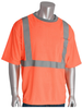 PIP 312-1200-OR Orange Polyester High-Visibility & Reflective Shirt - T-Shirt - ANSI Class 2 Rating - Fits 57.1 in Chest - 30.7 in Length - 616314-83112 - 616314-83112 - R. S. Hughes Company, Inc.