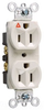 Duplex/Single Receptacle -- IG5262-W - Image