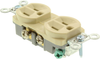 Connector, Duplex Receptacle, 15A 125V, Ivory; Connector Type Legrand Pass & Seymour - 45H3036 - Newark, An Avnet Company