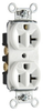 Duplex/Single Receptacle -- 5362CD-W - Image