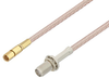 SMA Female Bulkhead to SSMC Plug Cable 24 Inch Length Using RG316-DS Coax - PE3C4440-24 - Pasternack
