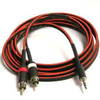 HAVE iPod Stereo Audio Cable Mini TRS - 2 RCA 40Ft. - 205006-040BLA - HAVE, Inc.