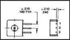 Trimmer Potentiometer, 50Kohm 1Turn Through Hole; Trimpot Type Vishay - 67F5749 - Newark, An Avnet Company