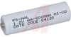 Battery; 1.95 In. H (Max.) x 0.56 In. Dia. (Max.); Rechargeable; 1.2 V; 600 mA - 70115650 - Allied Electronics, Inc.
