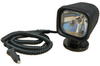 Magnetic HID Spotlight - 3200 Lumens - 5 inch, 200LB Grip Magnet - 12' Coil Cord - Cig Plug -- ML-44-S-M