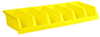 Akro-Mils System Bin Yellow Shelf Storage Bin - 12 in Length - 33 in Width - 5 in Height - 6 Compartments - 30312 YELLOW - 30312 YELLOW - R. S. Hughes Company, Inc.
