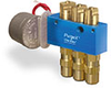 Motor Operated PurgeX for Liquid with External Volume Adjustment, 3 Feeds, 1 RPM, 120V/60Hz, Bracket - B3474-B3B120601 - Oil-Rite Corp.