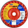 Norton Red Heat Flap Disc Quick Trim Type 27 - 63642504880 - Norton Abrasives