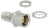 Push-On SMA Male (Plug) to SMA Female (Jack) Bulkhead Adapter, Passivated Stainless Steel Body, High Temp, 1.25 VSWR - FMAD1031 - Fairview Microwave Inc.