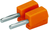 Banana Plug, 20A, Cage Clamp; Gender Wago - 28K2057 - Newark, An Avnet Company