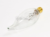 25 Watt, 130 Volt Clear Bent Tip Decorative Bulb - 403025 - bulbs.com