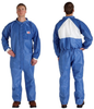 3M 4530CS Blue Medium SMMS Polypropylene Disposable General Purpose & Work Coveralls - Fits 36 to 39 in Chest - 046719-64648 - 046719-64648 - R. S. Hughes Company, Inc.