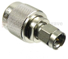 SMA Male (Plug) to TNC Male (Plug) Adapter, Passivated Stainless Steel Body, High Temp, 1.2 VSWR - SM4764 - Fairview Microwave Inc.