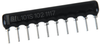 Resistor, Bussed Resistor Network, 9, 1Kohm, 2%, Sip; Resistance Tt Electronics/bi Technologies - 15M7228 - Newark, An Avnet Company