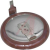 Battery, Lithium, Coin Cell, 2 Pin Horizontal Leads, 3V, 50mAh, Rechargeable -- 70196817