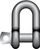 Yellow Pin Dee Shackles with Screw Collar Pin G-3151 WLL ton 0.33 -- 420100030490 - Image