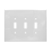 3-Gang Toggle Wall Plates, Metal Jumbo Size Glossy Finish - 13JFS - Suzhou Ele Mfg Co., Ltd.