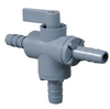 Plastic Three Way Ball Valve -- 326 - Image