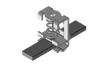Shield Brackets with Compression Spring- with or without Integrated Strain Relief - 36235.002 - icotek Corp