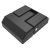 Surface Mount Hinge, 28 mm size, with Thread Mount, Zinc Alloy, Black Powder coated - EH-DHFSP-3528 - Southco