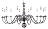 9142MB Large Chandeliers-Candle - 791107 - Capital Lighting, Inc.