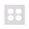 2-Gang Duplex Wall Plates, Thermosetting Standard Size Glossy Finish - 3022U - Suzhou Ele Mfg Co., Ltd.